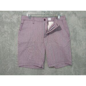 RVCA Shorts Mens 32 Red Backbone Flat Front Beach Lightweight Outdoors Skater